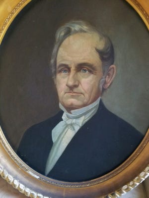 Portrait of Jacob Sloat from Harmony Hall.