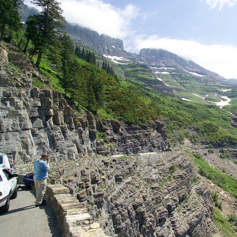 Driving along Going-to-the-Sun Road is a must for 
