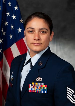 Look for Tech, a Leesburg Air Force recruiter looking for adventure.  sergeant.  Amalya Velez on an upcoming SALUTE page.
