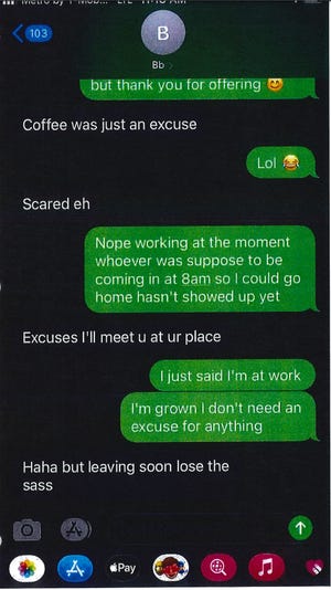 Open records can include much more than documents. For example, here are text messages between a former Louisville police Officer Brian Bailey and an informant he is accused of extorting for sex.