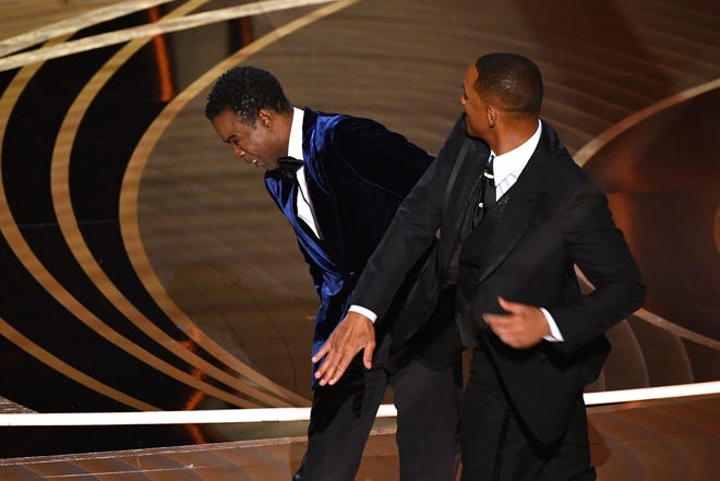 Will Smith (right) slapped Chris Rock onstage in an infamous scene from the 94th Oscars earlier this year.