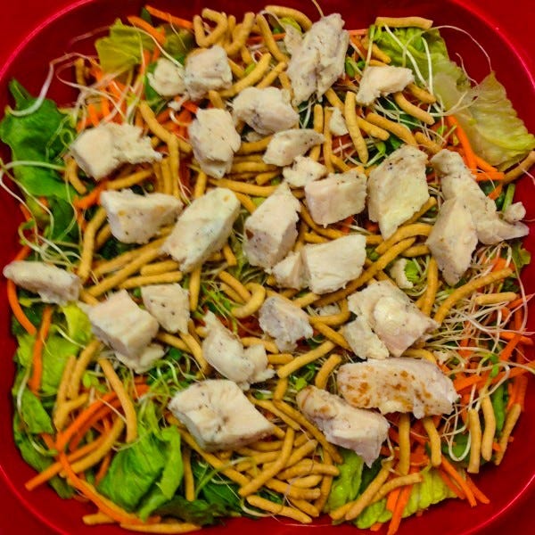 Thai chicken salad at Be Fit Cafe
