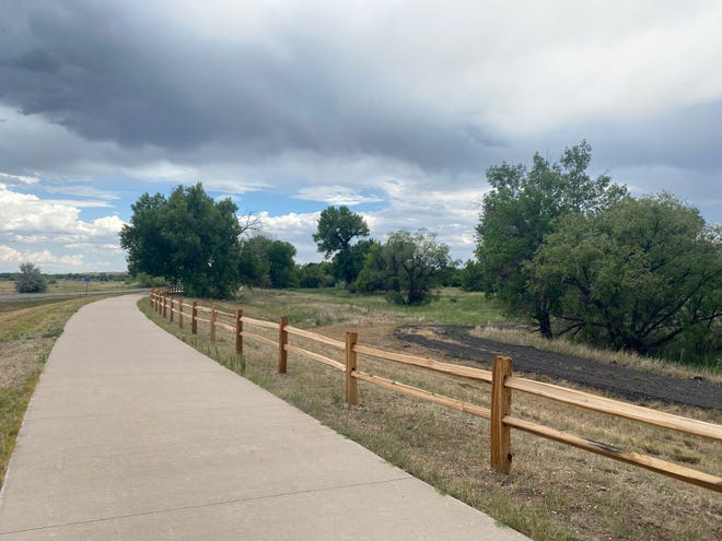 The Kodak Trailhead of the Poudre River Trail in Windsor is pictured on Thursday.