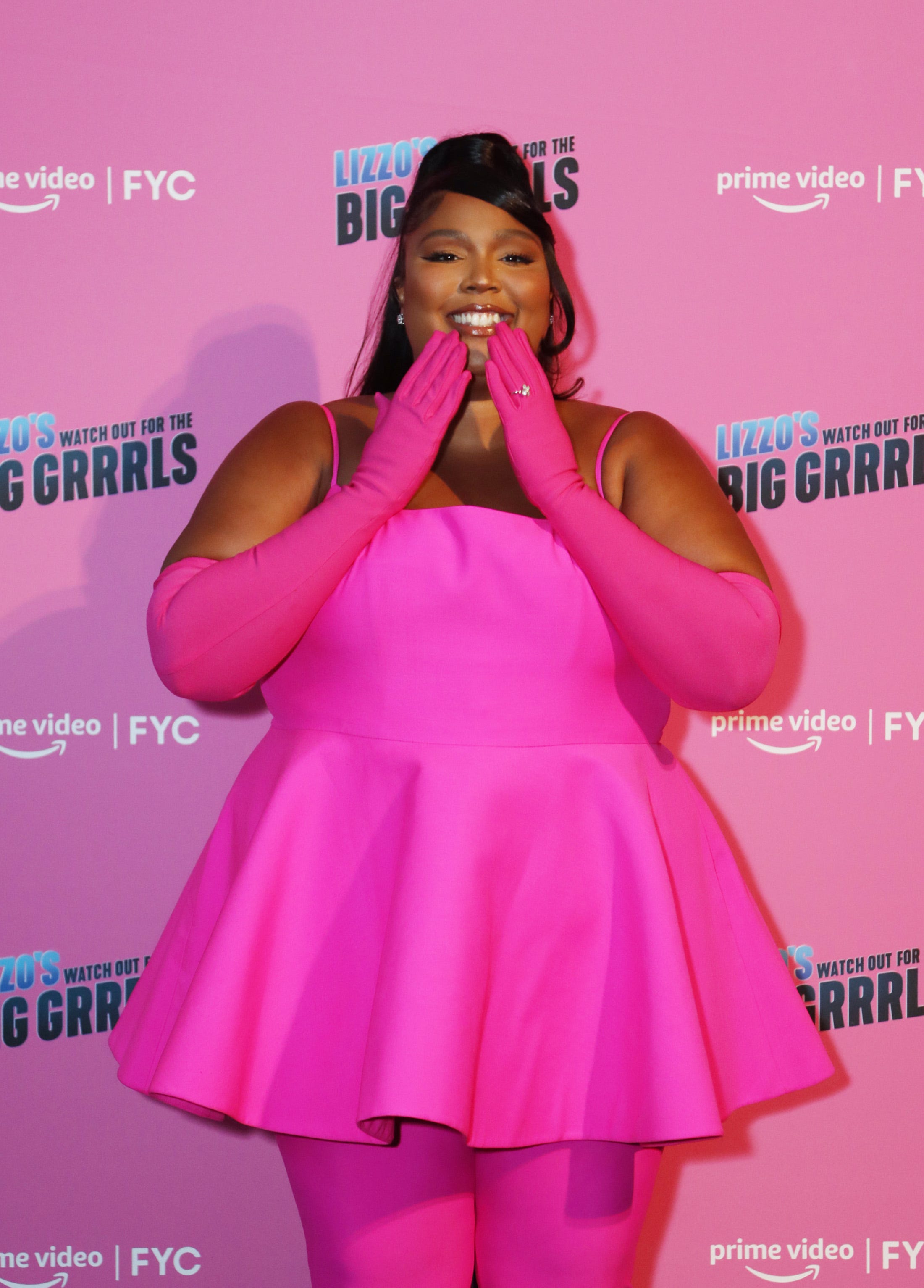 Lizzo takes on Barbiecore with a Valentino design at her 