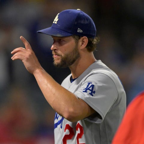 Los Angeles Dodgers starting pitcher Clayton Kersh