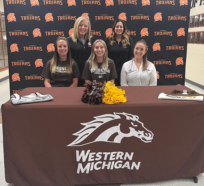 Hannah Woods will continue her academic and cheerleading pursuits with Western Michigan University.