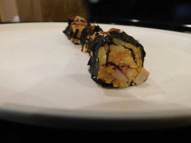 Basic sushi rolls, all wrapped up.