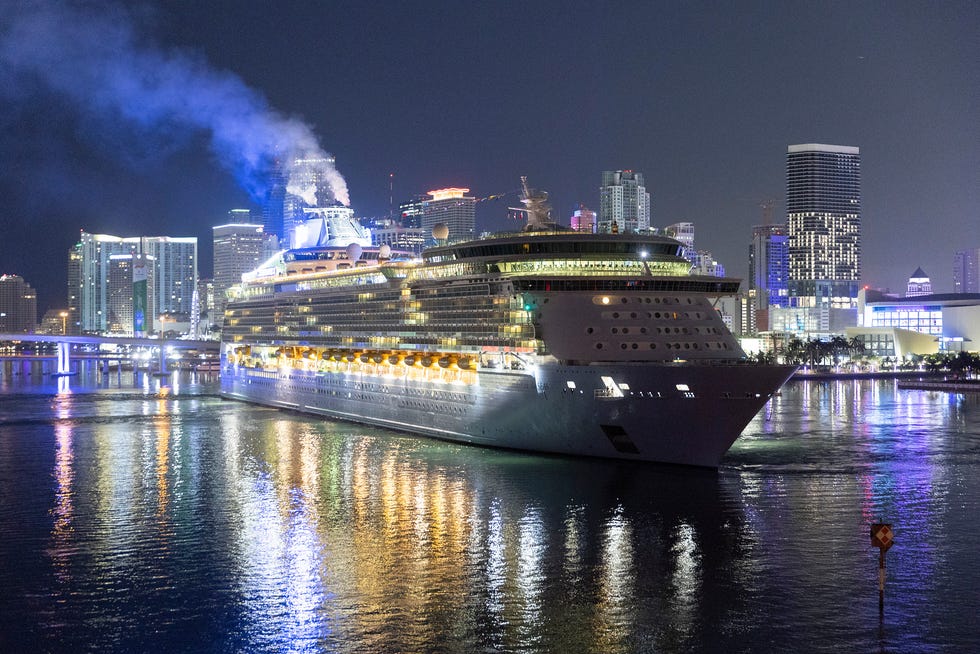 Royal Caribbean's cruise ship Freedom of the Seas at PortMiami on May 6, 2022.