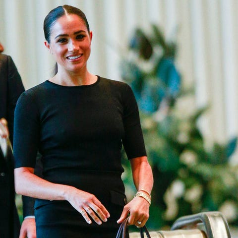 Meghan Markle, Duchess of Sussex, arrives to atten