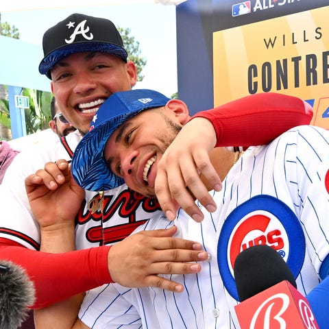 William, left, and Willson Contreras during All-St