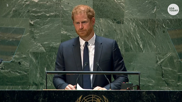 Prince Harry: 'Our world is on fire'