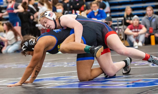 Marysville rising senior Aubrey Reese is one of the top girls wrestlers in central Ohio. She finished second at state at 155 pounds last season and fifth at 160 as a sophomore. The Monarchs finished second at state last season and won the title the previous year.