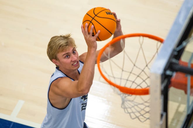 Notre Dame fifth-year senior guard Dane Goodwin was a freshman the last time the Irish played another Division I team in a secret scrimmage.