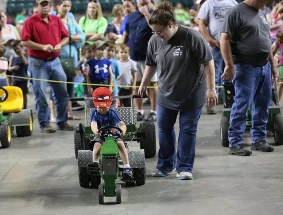 Youths competing in a junior tractor pull is one of many activities that will be on display at this year's Shawnee County Fair.