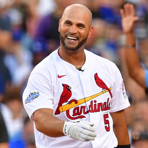 Albert Pujols reached the semifinals of the Home R