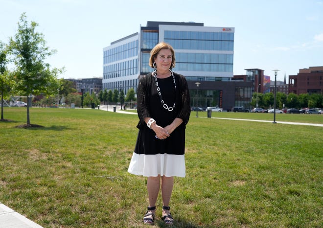 “You say ‘open space,’ I say build out a park, not build on a park,” said Sharon Steele, longtime president of the Jewelry District Association and a critic of the planned pavilion.