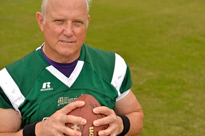 Sarasota's Mike Lynch earned a place in Guinness World Records as oldest football player for playing in a semi-professional game.