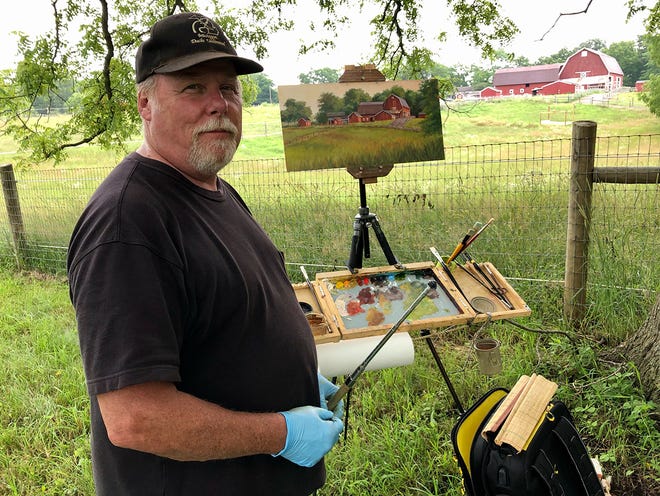 Paint Out – Maybury Farm, Image Courtesy of Northville Art House & Robert Perrish