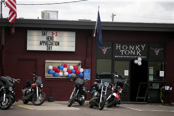 Honky Tonk bar in Salem hosted a veterans appreciation event that was interrupted by the Take Action Tour on Saturday, July 16, 2022.
