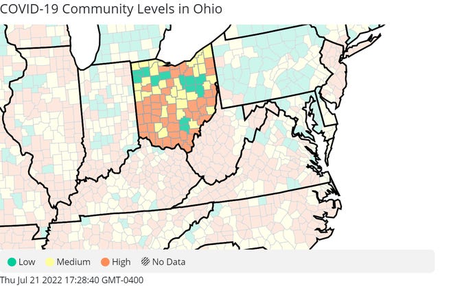 Cincinnati-area counties upgraded to high community COVID level Cincinnati-area counties upgraded to high community COVID level