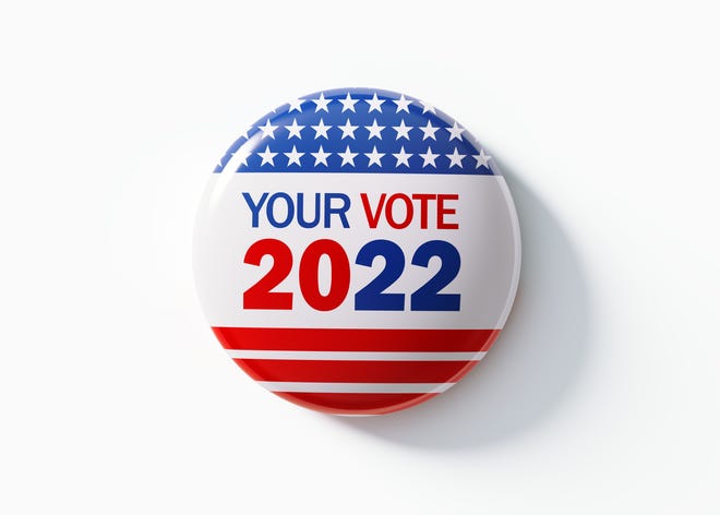 Election day is November 8, 2022.