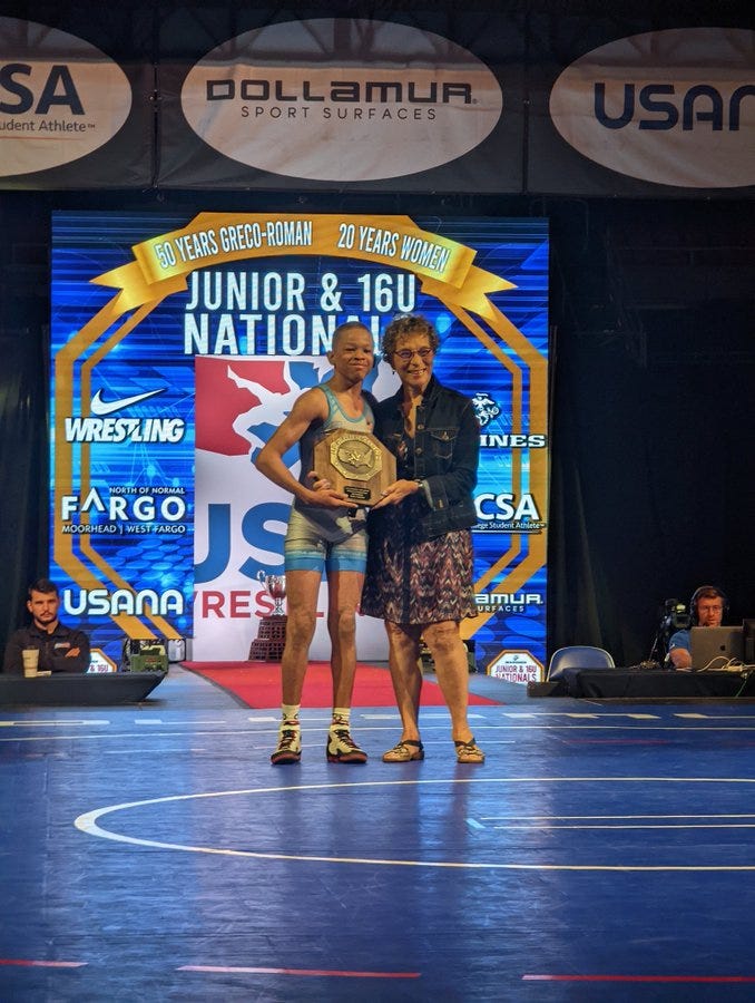 Copley's Javaan Yarbrough is a Junior Greco-Roman national champ