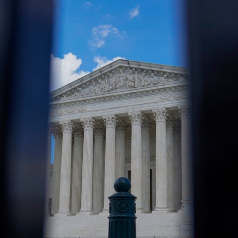 The U.S Supreme Court is seen shortly before sunse