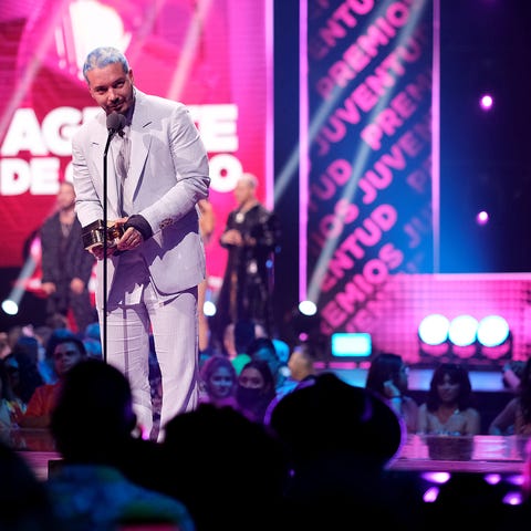 SAN JUAN, PUERTO RICO - JULY 21: J Balvin speaks o