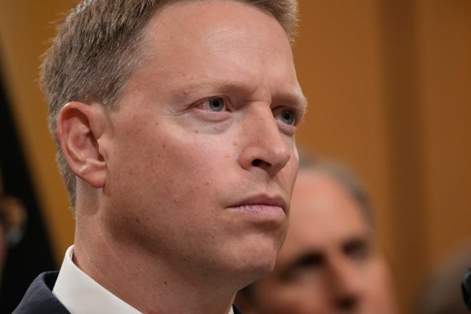 Former deputy national security adviser Matthew Pottinger testifies during a public hearing before the House select committee to investigate the January 6 attack on the United States Capitol held on July 21, 2022.