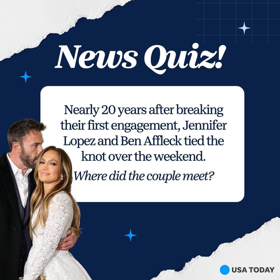 Sound familiar? Test your knowledge with this week's News Quiz!