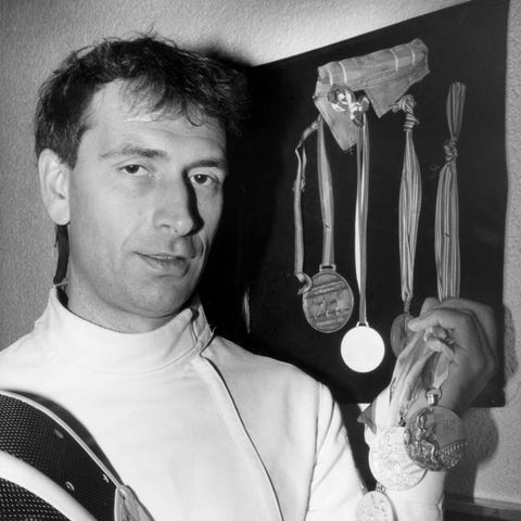 Three-time Olympic fencer Matthias Behr, who kille