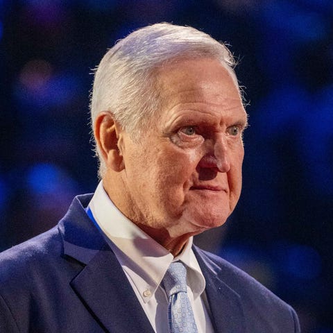 NBA great Jerry West is honored for being selected