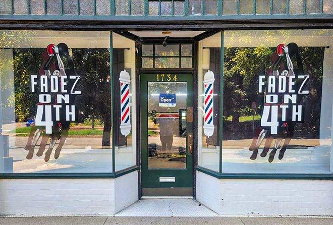 Fadez on 4th barbershop in Louisville.
