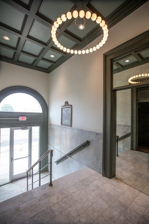 The lobby in the former University of Louisville School of Dentistry building which iis being renovated as the Myers Medical Lofts. July 25, 2022