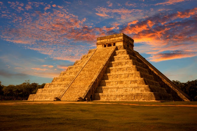 The famed Mayan ruins of Chichen Itza, pictured here, and Uxmal are easily visited as day trips from Merida.