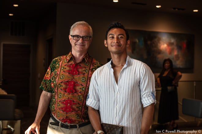 Matthew Chess and Rian Ismadia pose for a photo. Photo courtesy of Matthew Chess.