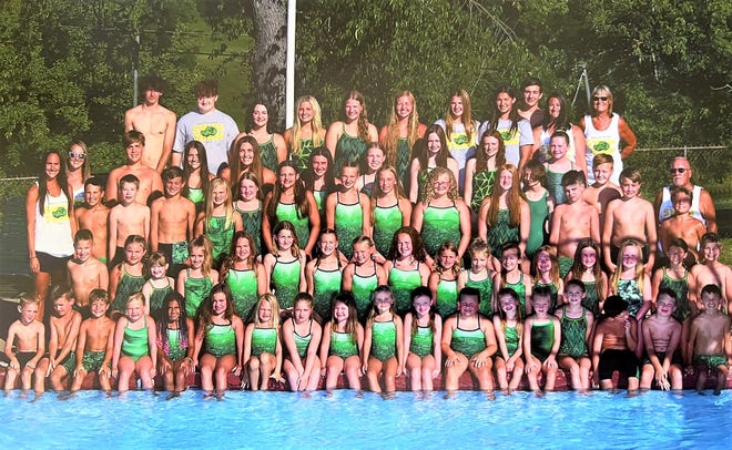 The Valley View Gators swim team placed first in Division 2 during the Tri-county Aquatic League Champs meet held at Dresden Swim Center. The Gators placed fourth overall.