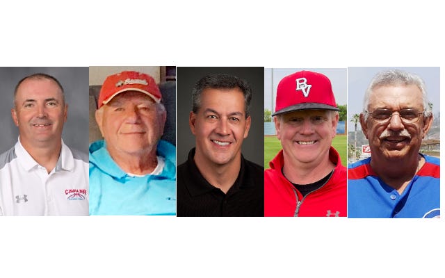 This year's inductees into the SD amateur baseball Hall of Fame