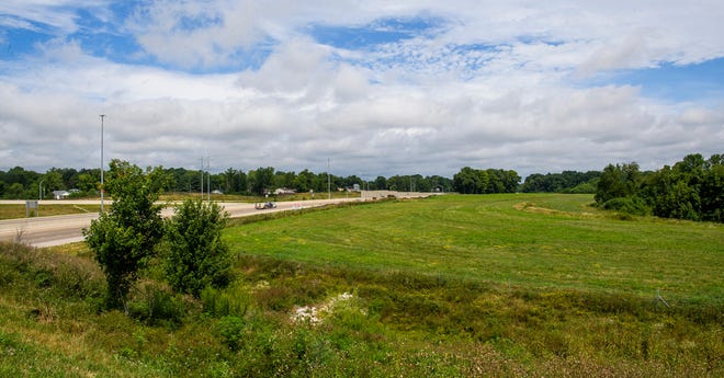 The potential site for a new Monroe County jail at the corner of Fullerton Pike and Interstate 69 on July 27, 2022.