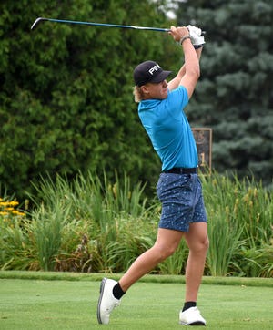 Alexander Moon of Wyandotte Roosevelt was the overall champion at the 44th annual La-Z-Boy Junior Open on Wednesday at Green Meadows Golf Course.