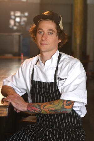 Cameron Garvey, the executive chef at PinPoint Restaurant, is part of the the 2022 40 Under 40 group. KEN BLEVINS/STARNEWS