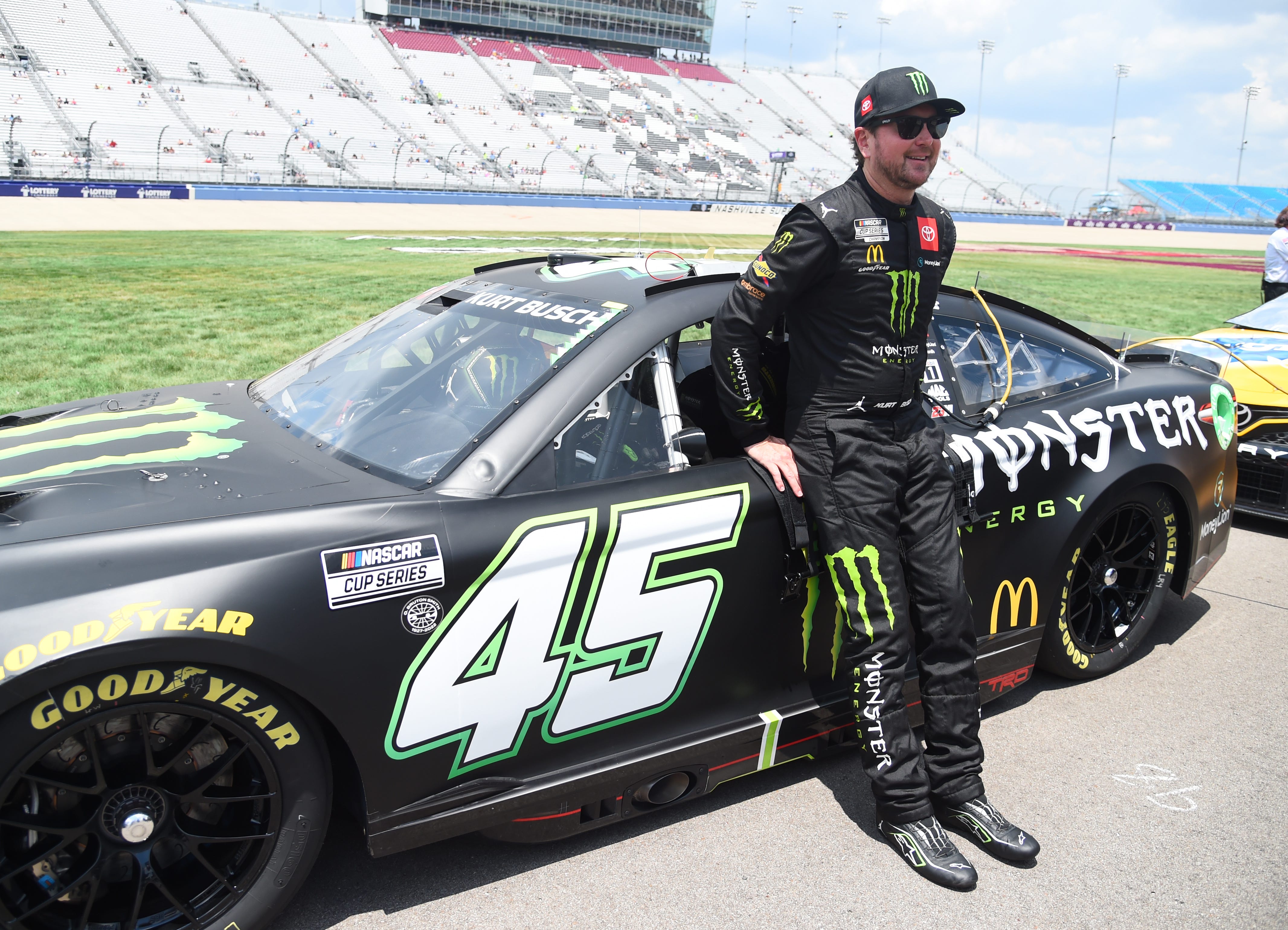 Kurt Busch is out for NASCAR race at Indianapolis Motor Speedway