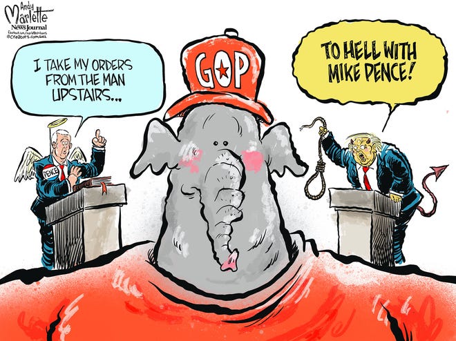 Marlette cartoon: Crisis of faith for the GOP?