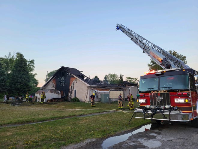 The Zion Cathedral of Praise Church was heavily damaged in a fire Tuesday.
