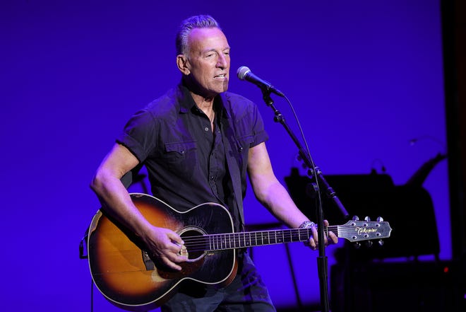 Bruce Springsteen performs onstage during the 15th annual Stand Up For Heroes benefit at Alice Tully Hall, presented by Bob Woodruff Foundation and NY Comedy Festival, on Nov. 8, 2021, in New York City. (Jamie McCarthy/Getty Images for SUFH/TNS)