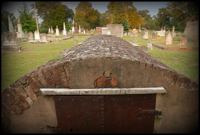 Cedar Grove Cemetery's elegant brick burial vaults are just one of the many unique features that have distinguished the New Bern resting place for more than 200 years.