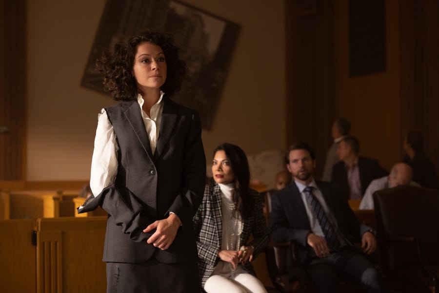 Tatiana Maslany stars as a lawyer who also transformers into a green powerhouse in Disney+'s "She-Hulk: Attorney At Law."