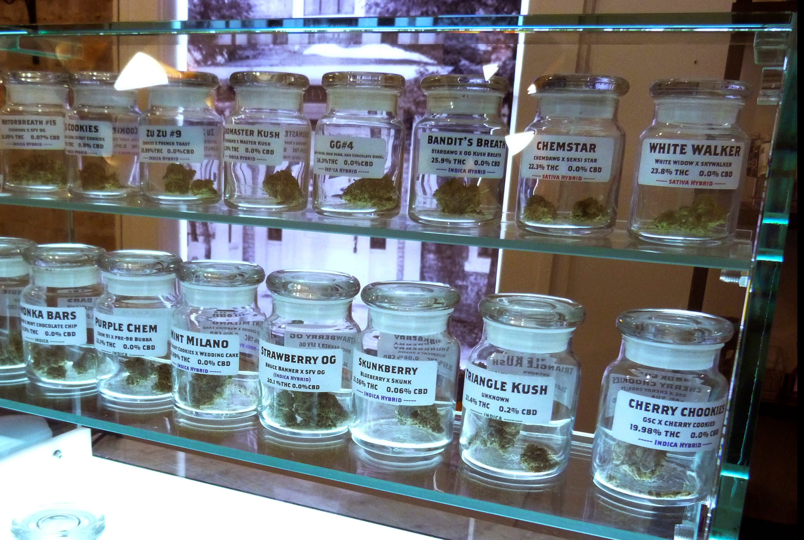 Medical marijuana shop in Ann Arbor, Mich., in 2019.
