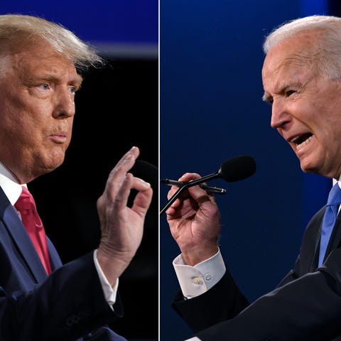 Donald Trump and Joe Biden faced off during the fi