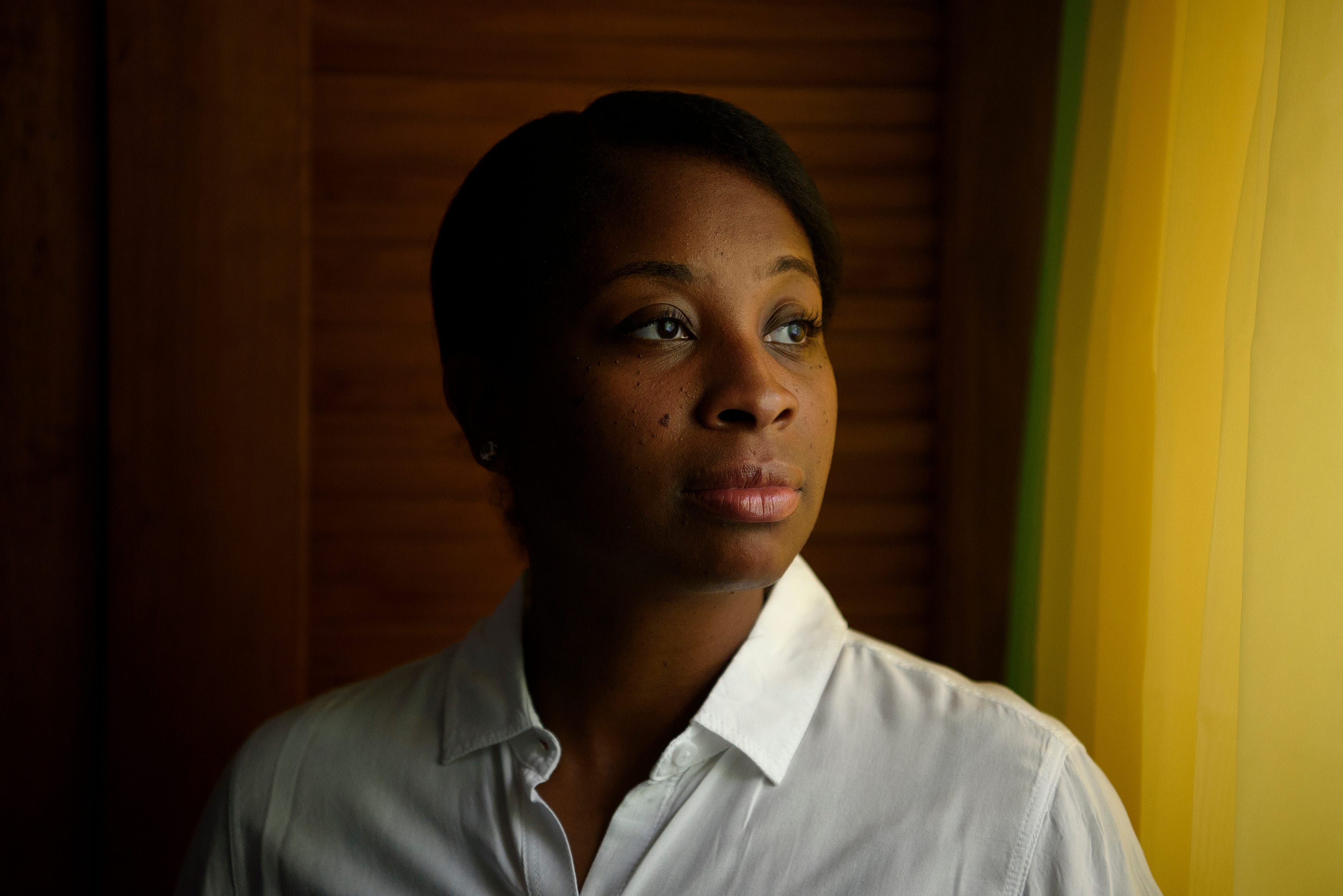 Sophia Williams-Baugh at her home in Conroe, Texas. She is working on starting a nonprofit called Family for Us Too, with a mission of supporting foster youth and those who have aged out of the system.